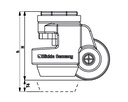 Levelling series HRIG-POA 72G - heights drawing