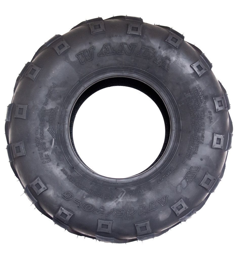 145/70-6 4pr Wanda P361 ATV tyre Side View