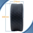25x11.00-12 4pr Journey P332 grass tyre pattern with dimensions
