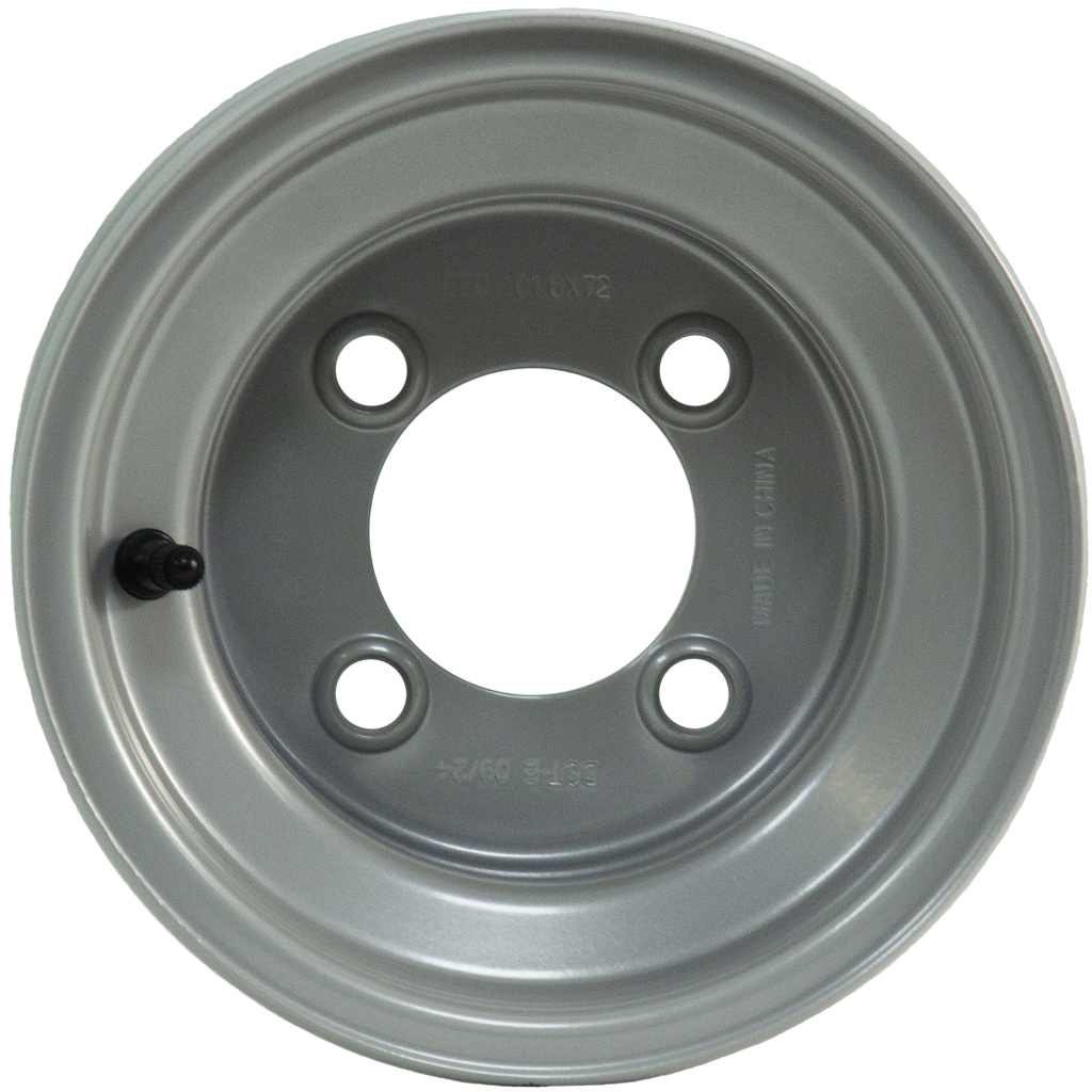7.00x8 Wheel rim 4/101.6/72 silver (for golf buggy) front view