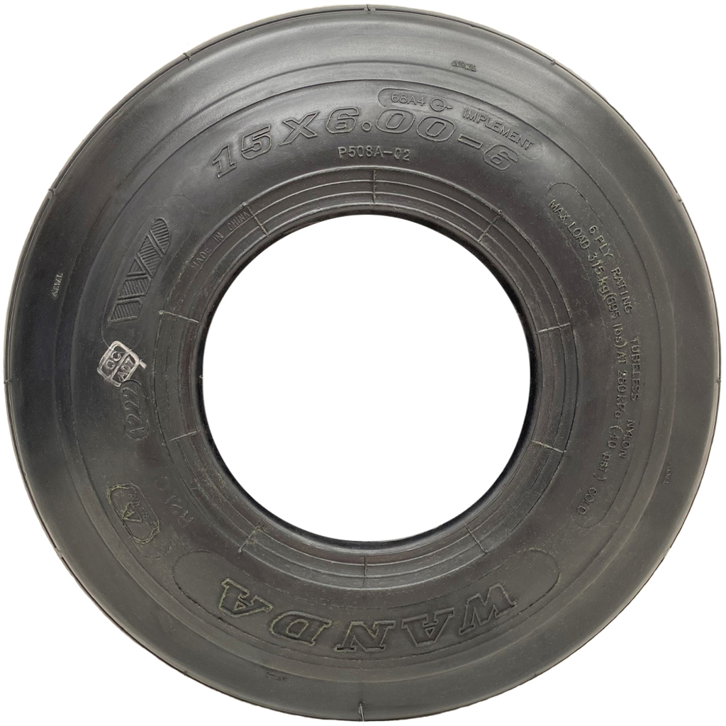 15x6.00-6 6pr Journey P508A Rib tyre side view