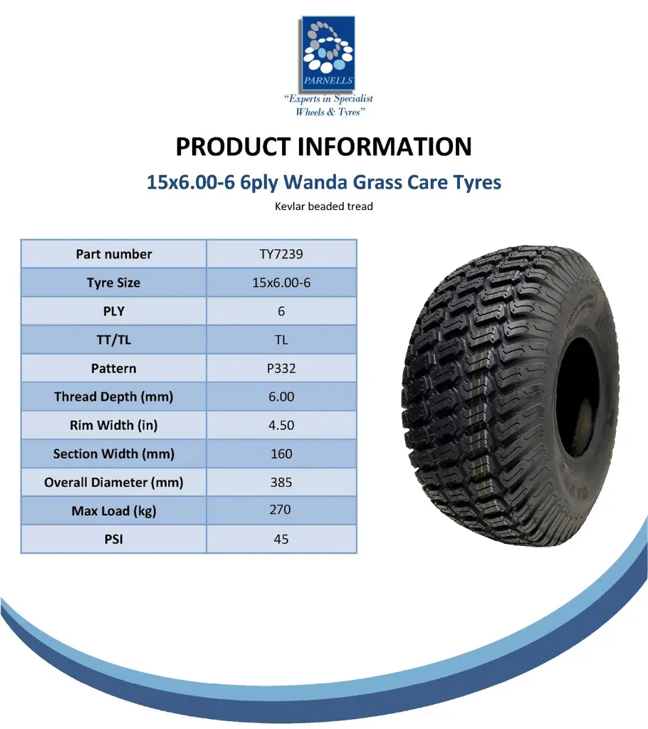 Parnells Online Tyre Spec Sheet - P332-TY7239.webp