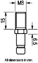 Dimensions for 1946P M8x15 (with nut height).webp