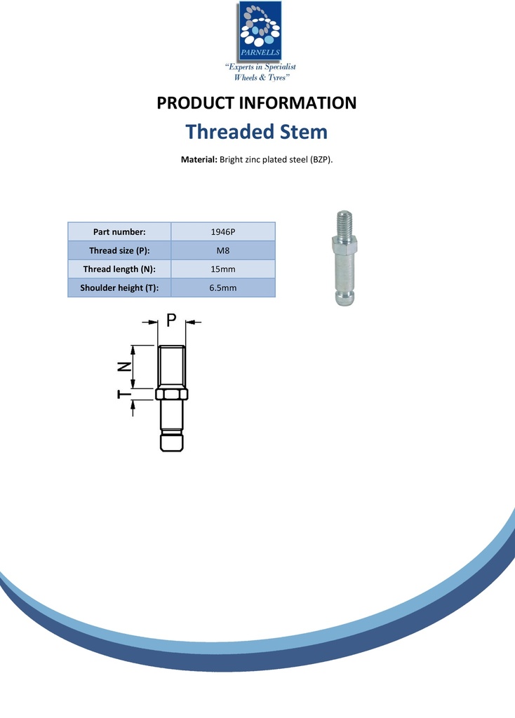 Parnells Fittings series Spec sheet - 1946P.webp