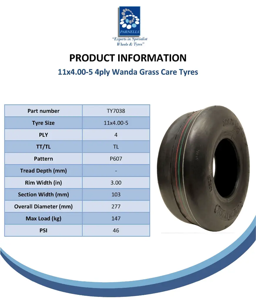 11x4.00-5 Spec Sheet - P607-TY7038.webp