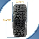 26x9.00R14 Antelope Pattern with dimensions (1024x1024).webp