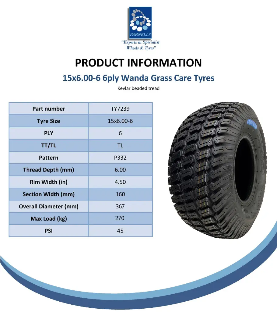 Parnells Online Tyre Spec Sheet - P332-TY7239.webp