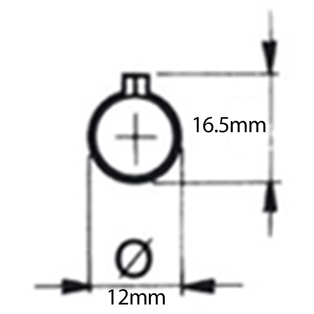 80mm Steel weldable hinge, removable pin - Data