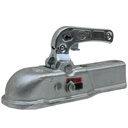 SPP 3000kg Cast body / pressed handle hitch front view