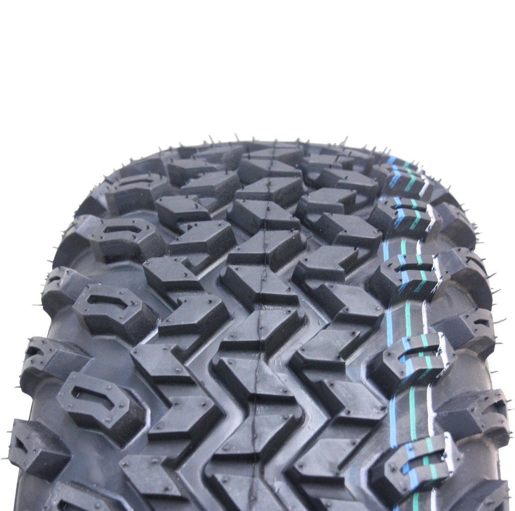 22x11.00-10 4ply WANDA P334 UTILITY WHEEL 4/100 Silver RIM / pattern