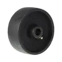 WCI 4M15 Wheel series 100mm cast iron 15mm bore hub length 48mm plain bearing 450kg