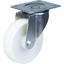 300 series 150mm swivel top plate 140x110mm castor with nylon roller bearing wheel 350kg