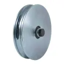 160mm Round groove wheel 20.5mm groove 2 ball bearing 
