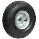 4.10/3.50x4 4ply steel pneumatic wheel 16mm bearing 54mm offset hub 150kg