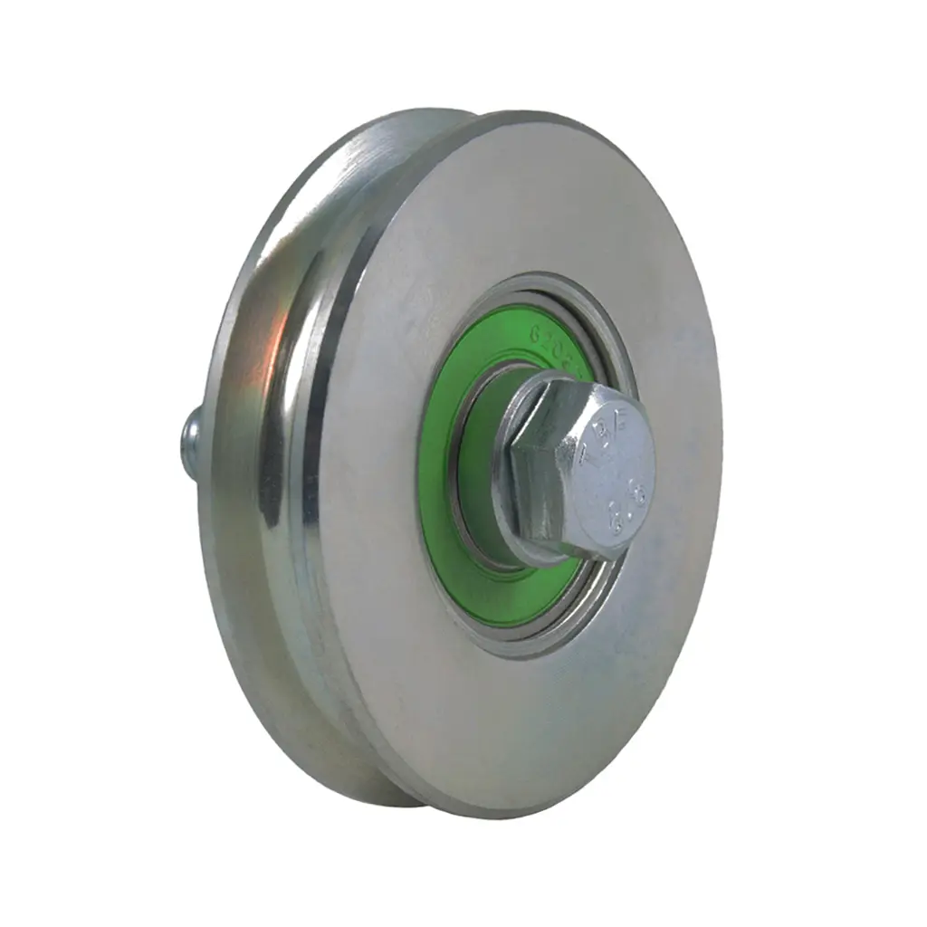 80mm Round groove wheel with 8mm groove for cable