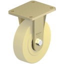 BS-GSPO 200K-35 200x55mm fixed top plate 175x140mm castor with cast nylon ball bearing wheel 3000kg.