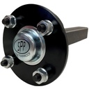 Hub & Stub axle 4/4" M10 STUD  35x35mm High speed