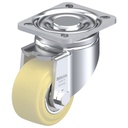 LH-GSPO 80K 80mm swivel top plate 100x85mm castor with cast nylon ball bearing wheel 700kg.