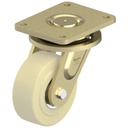 LS-GSPO 150K-35 150x55mm swivel top plate 175x140mm castor with cast nylon ball bearing wheel 2500kg.