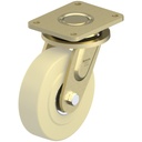 LS series 200x55mm swivel top plate 175x140mm castor with cast nylon ball bearing wheel 3000kg