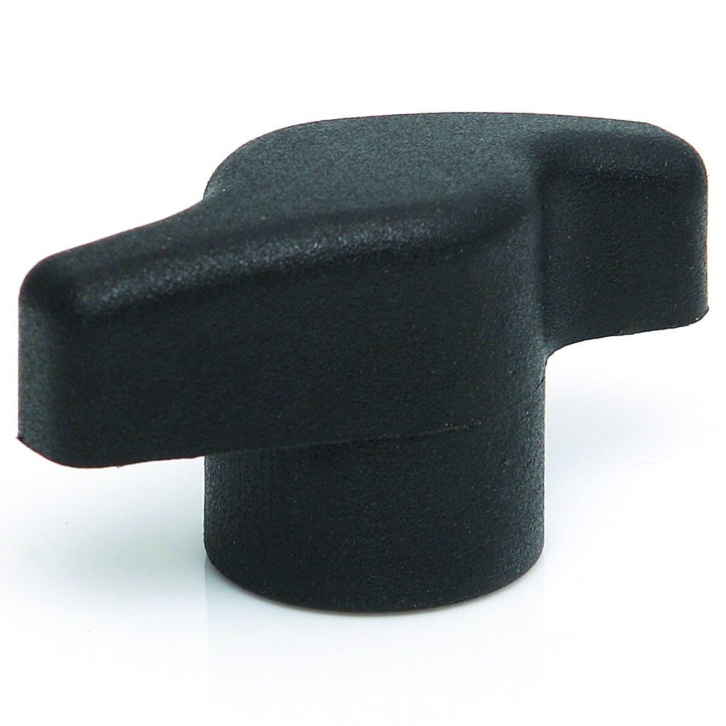 M8 female thermoplastic wing knob (Brass insert)