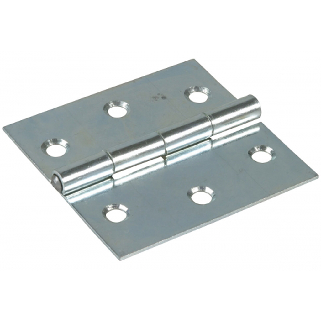 40x40mm Square hinge zinc plated