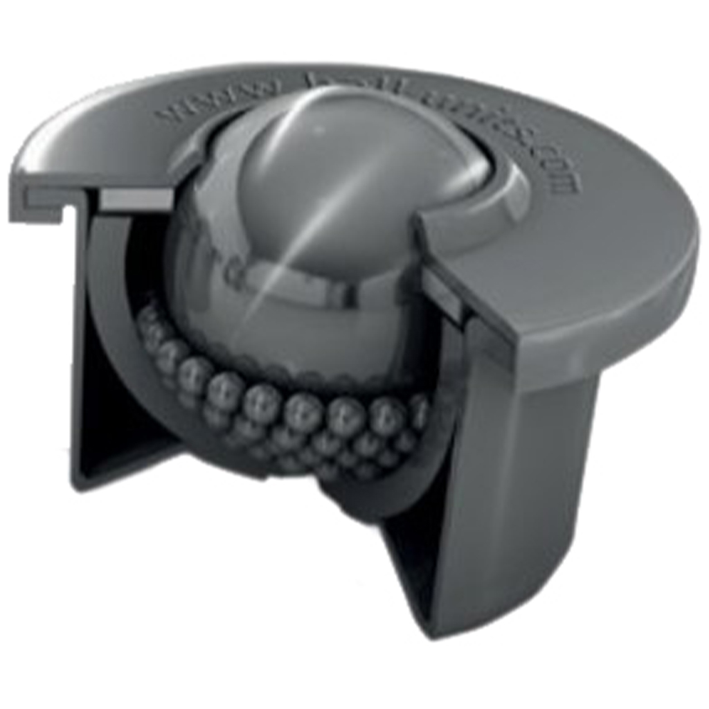 15mm 'DROP-IN' BALL TRANSFER UNIT, ZINC.