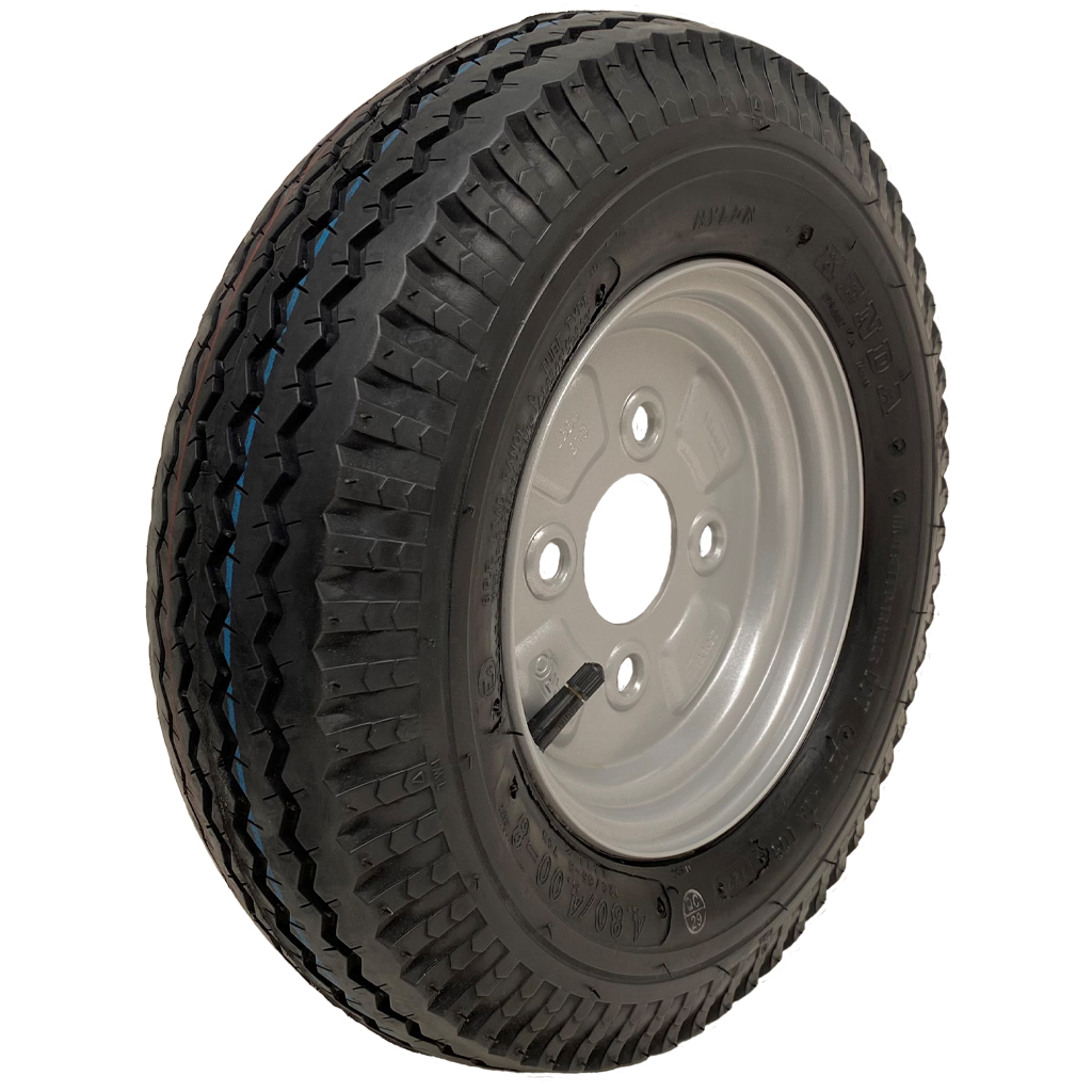 4.80/4.00-8 (120/85-8) 4ply Kenda trailer wheel & tyre assembly 4/100/60