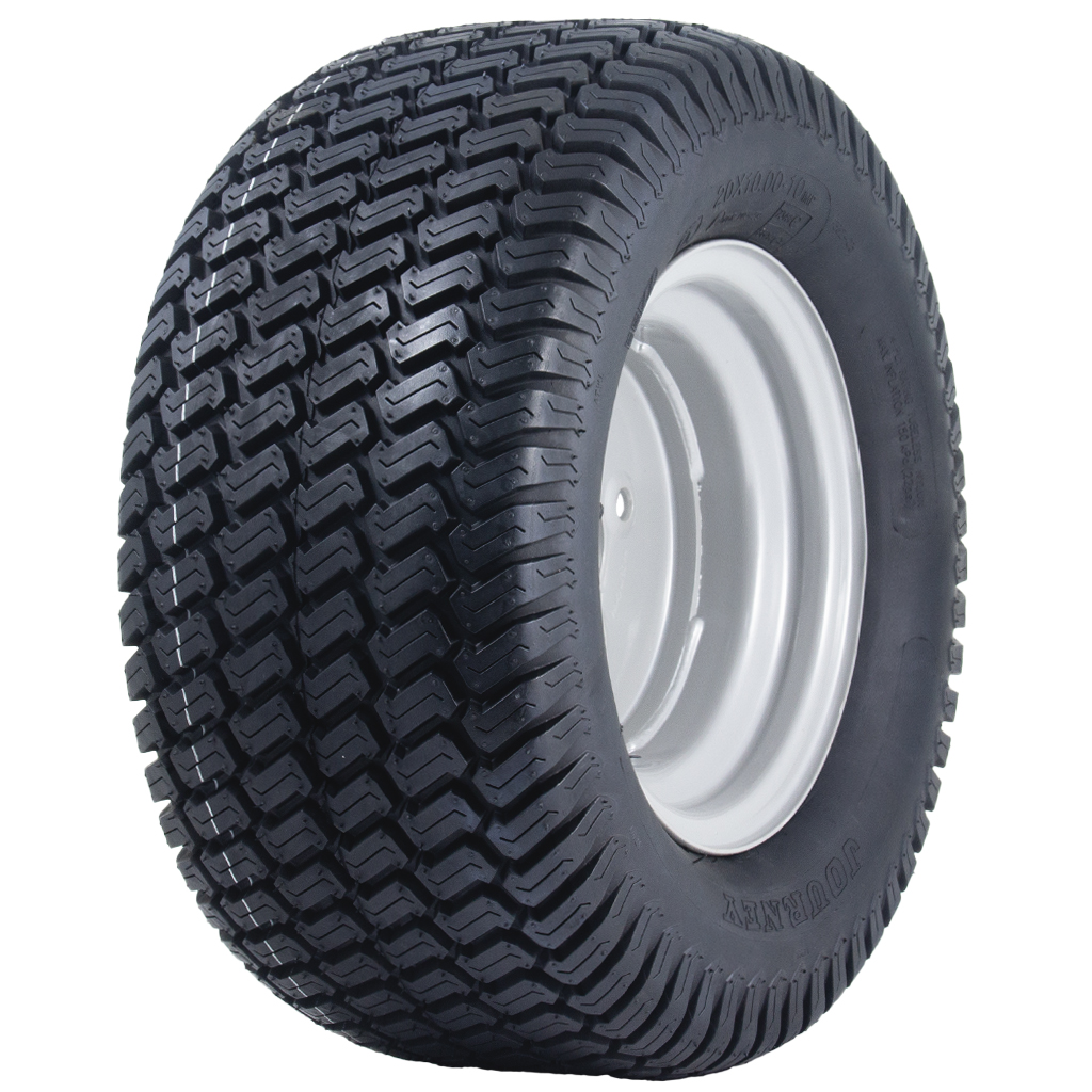20x10.00-10 4ply P332 on 4/4" Silver