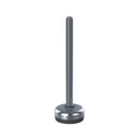 M12x150 Stainless steel levelling foot 50mm stainless base with anti-vibration rubber pad 400kg AISI 304/A2