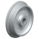 SPK 180K 180mm flanged cast iron 30mm bore hub length 52mm plain bearing 1200kg