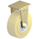 BS-GSPO 302K 300x110mm fixed top plate 400x300mm castor with cast nylon ball bearing wheel 10000kg.