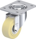LH-GSPO 100K-3 100mm swivel top plate 140x110mm castor with cast nylon ball bearing wheel 700kg.