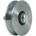 80mm V-groove wheel with 1 ball bearing
