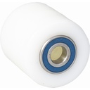 Pallet roller 82x82mm nylon 20mm bore hub length 82mm stainless steel ball bearing 800kg