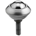 19mm THREAD FIXING BALL TRANSFER UNIT, ZINC.