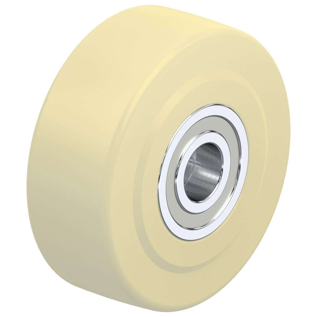 GSPO 150/30K 150mm cast nylon wheel 30mm bore hub length 60mm ball bearing 2500kg. 