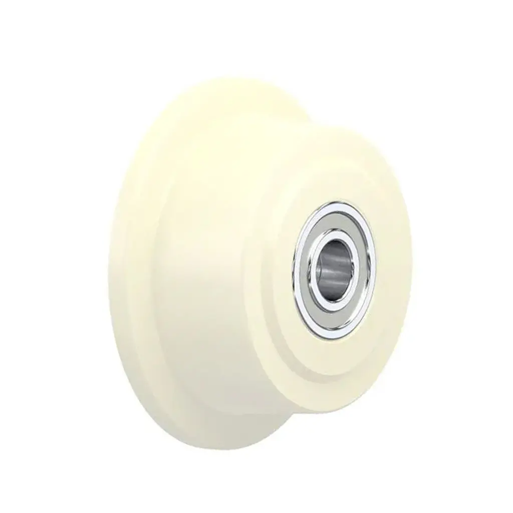 SPKGSPO 75K Wheel series 75mm flanged cast nylon 20mm bore hub length 47mm ball bearings 380kg