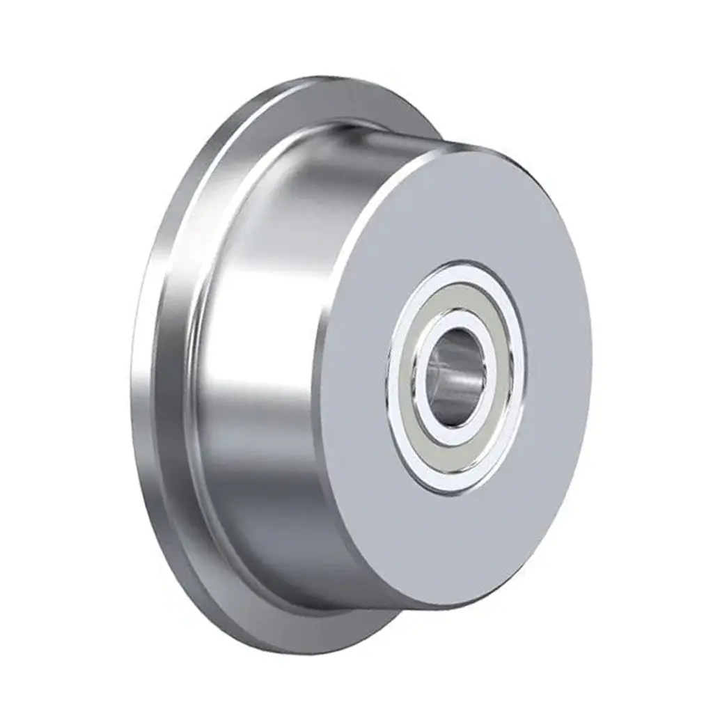 SPKVS 150K Wheel series 150mm flanged solid steel 30mm bore hub length 60mm ball bearings 2000kg