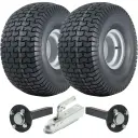 ATV Trailer Kit, 22x11.00-8 4pr P512 Grass tyre, Hub/stub axle 35x35mm, pressed hitch