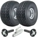 ATV Trailer Kit, 22x11.00-8 4pr P512 Grass tyre, Hub/stub axle 40x40mm, pressed hitch, 900kg load capacity