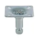 38x38mm Top plate fitting for twin wheel castor