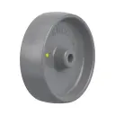 PO 125/12G-ELS Wheel series 125mm electrically conductive grey nylon 12mm bore hub length 45mm plain bearing 300kg