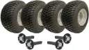 ATV Trailer Kit, 4x(18x8.50-8 4pr P332 Grass tyre, Hub/stub axle 35x35mm) 1500kg load capacity