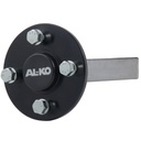 Hub & Stub axle 4/100 M12 wheel bolt  35x35mm Hi speed (ALKO)