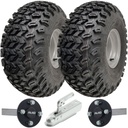 ATV Trailer Kit, 22x11.00-8 4pr P334 Utility tyre, Hub/stub axle 35x35mm (Alko), pressed hitch, 750kg load capacity