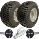 ATV Trailer Kit, 18x8.50-8 4pr P332 Grass tyre, Hub/stub axle 35x35mm (Alko), pressed hitch, 750kg load capacity