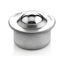 Ball Transfer Unit Euro Series, Push fit 45mm Fixing, Carbon Chrome Load Ball Diameter 30mm