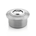 Ball Transfer Unit Heavy Duty 800 Series, Push Fit 45mm Fixing, Stainless Steel Load Ball Diameter 30mm