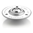 Ball Transfer Unit Flange 73mm Fixing, Carbon Chrome Load Ball Diameter 25.4mm